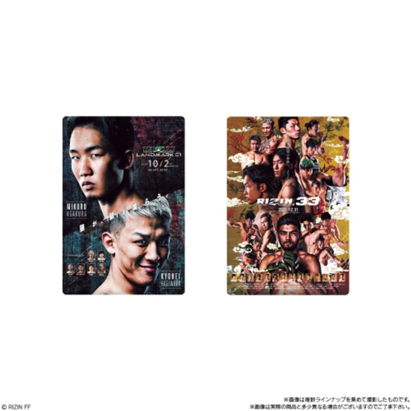 Bandai Candy RIZIN Potato Snack Postcard Collection 10pcs BOX