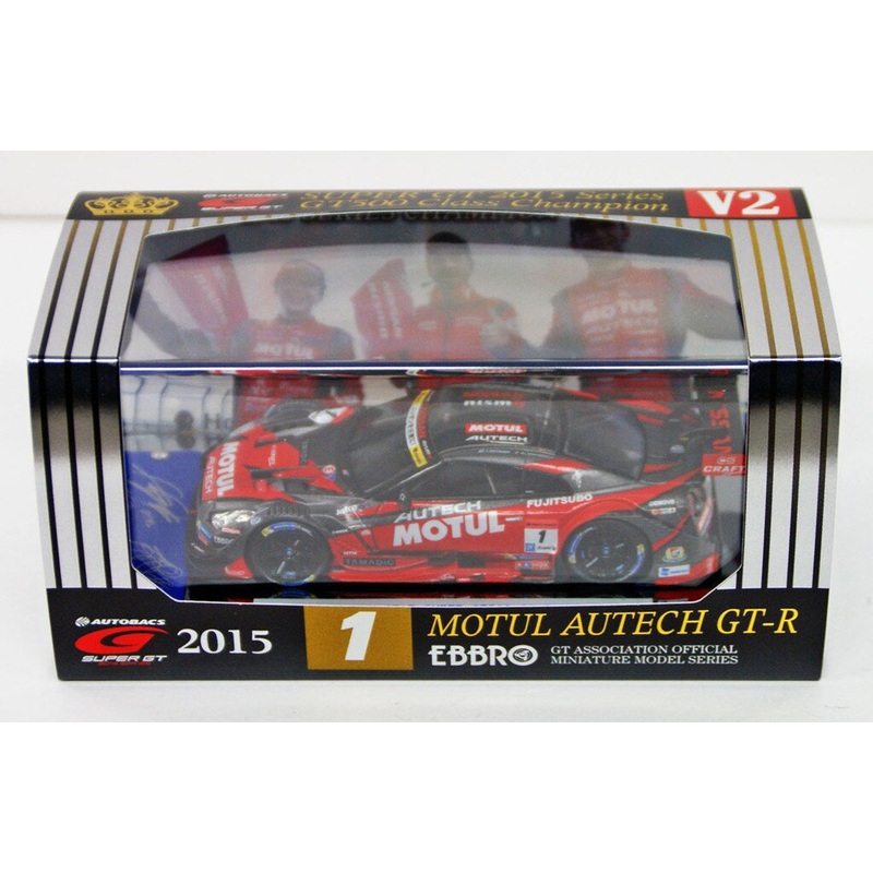 Ebbro 45350 MOTUL AUTECH GT-R SUPER GT500 2015 Champion Car No.1 1/43 Scale