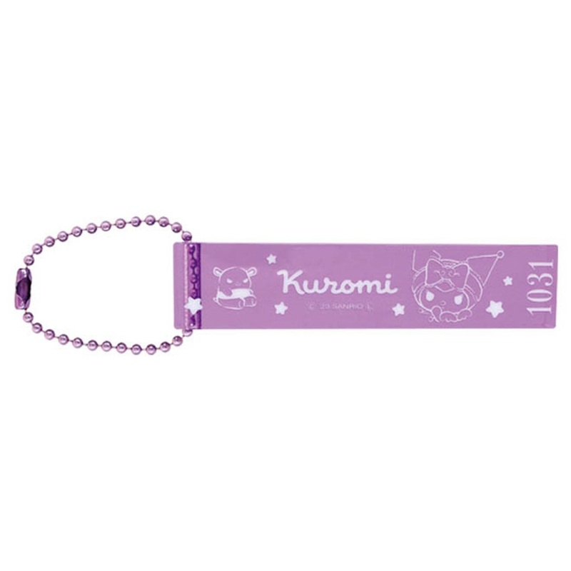 OST Sanrio Hotel Key Shaped Keychain Kuromi