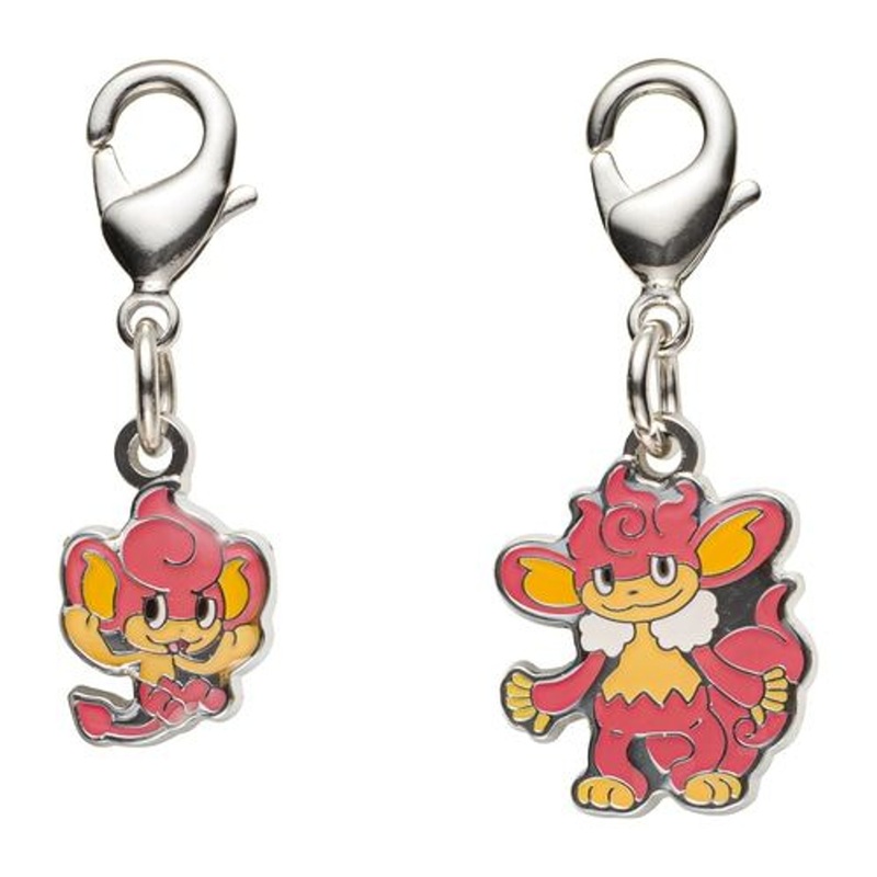 Pokemon Center Original Metal Keychain Series – Pansear 513-514