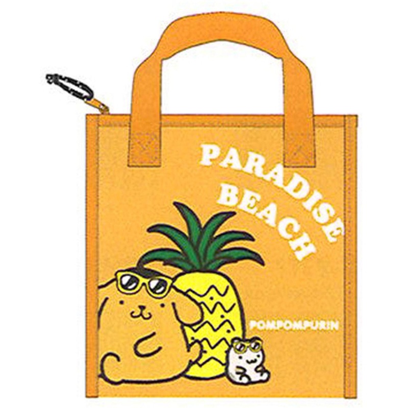 Sanrio Pom Pom Purin Happy Beach Day Triangle Cooling Bag