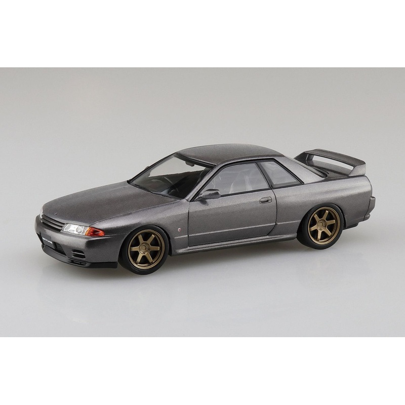 Aoshima The Snap Kit 1/32 Nissan R32 Skyline GT-R Custom Wheel (Gun Gray Metallic) Plastic Model