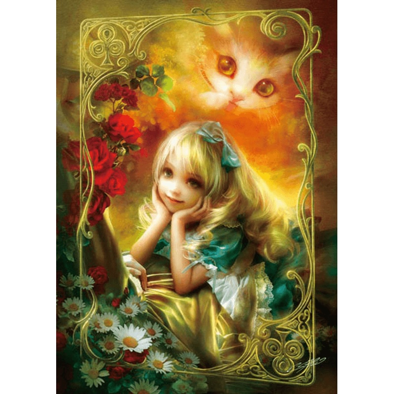 APPLEOne Jigsaw Puzzle 500-235 Alice In Wonderland (500 Pieces)