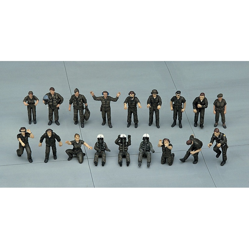 Hasegawa X48-5 U.S. PILOT / GROUND CREW SET B 1/48 Scale Kit