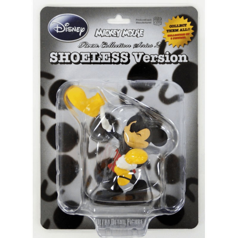 Medicom UDF-127 Ultra Detail Figure Mickey Mouse Shoeless (Roen Collection)
