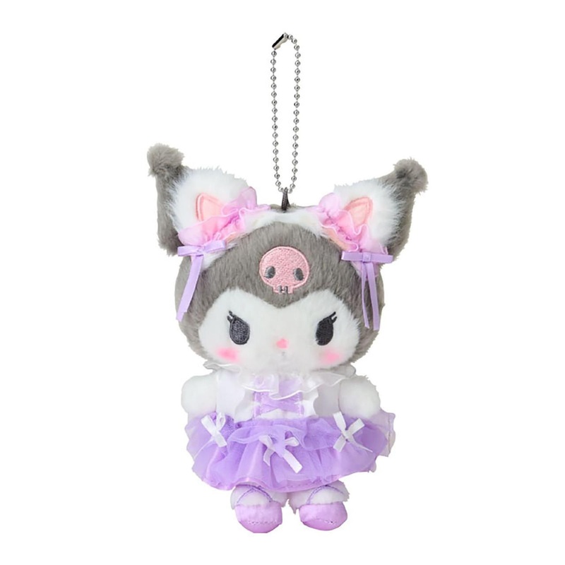 Sanrio Kuromi Mascot Holder (White Cat Ballerina) 414573