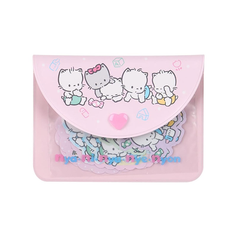Sanrio Other Sticker & Case Set (Cat Club) Nyaninyunyon 466484