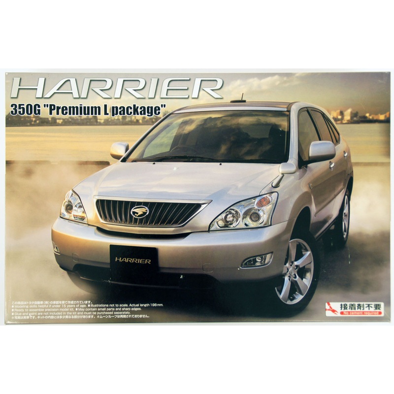 Aoshima 39533 Toyota Harrier 350G Premium L Package 1/24 Scale Kit