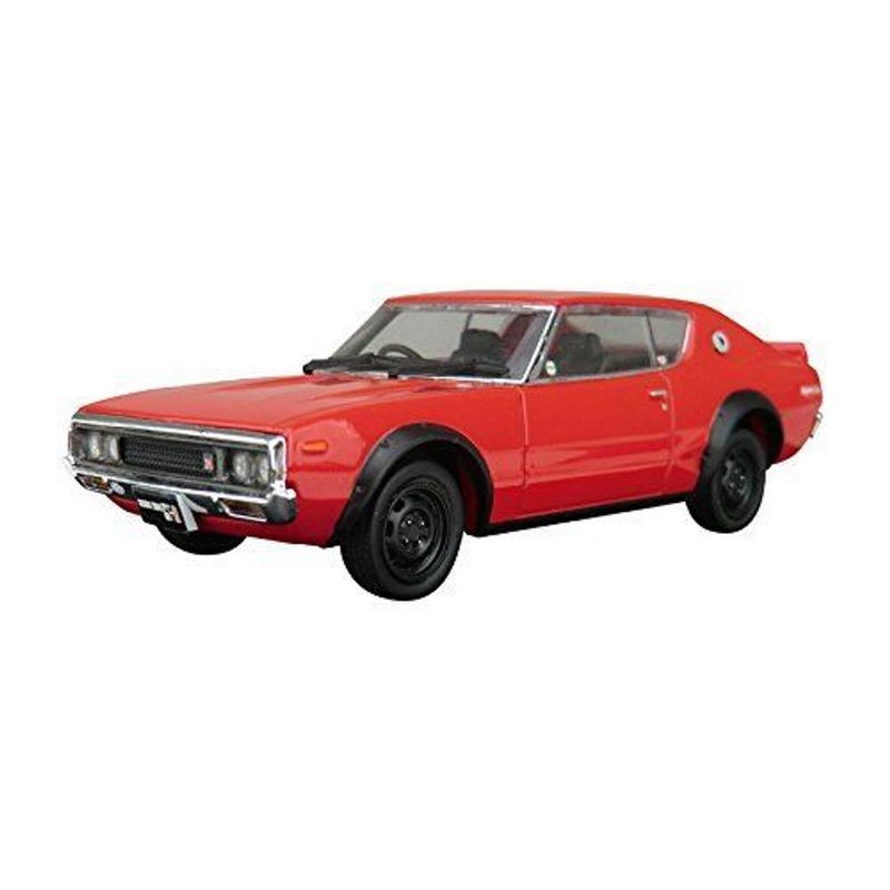 Aoshima DISM 80382 Nissan Skyline HT 2000GT-R Red 1/43 Scale