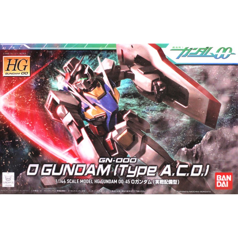 Bandai HG OO 45 Gundam O Gundam (Type A.C.D.) 1/144 Scale Kit