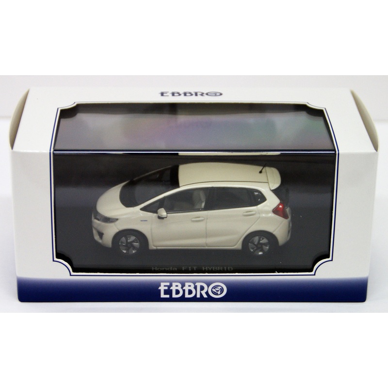 Ebbro 45138 HONDA FIT 3 HYBRID Premium White Pearl 1/43 Scale