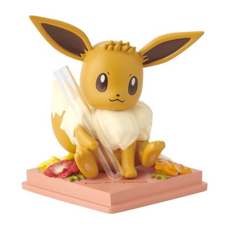 Pokemon Center Original Bud Vase with Figure – Eevee (Fleur de Coquelicot)