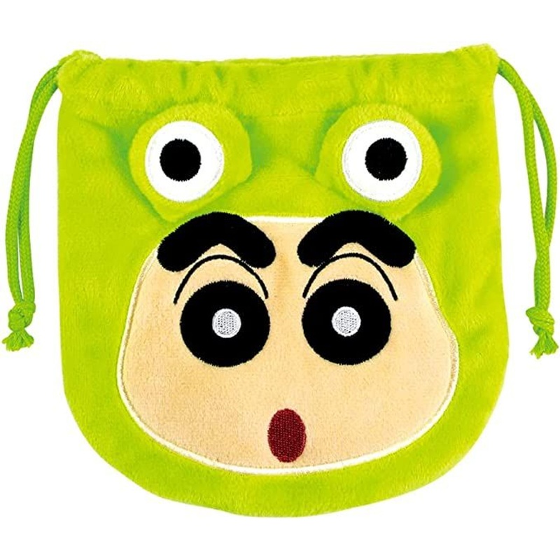 T’s Factory Mascot Drawstring Bag Crayon Shin-chan Frog