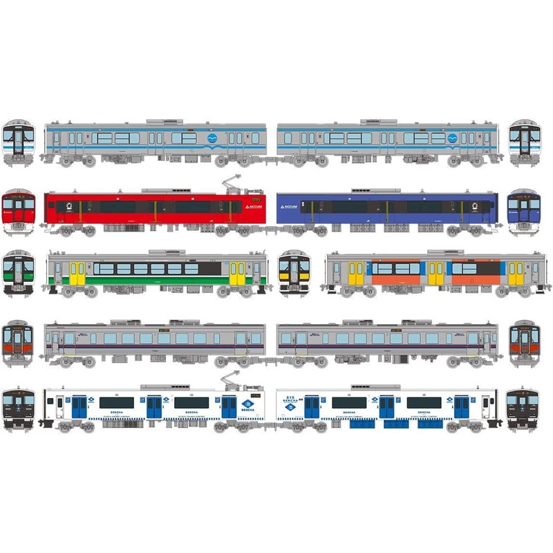 Tomytec The Tetsudou Collection Series No.32 1 Carton (10 Trains) (N scale)