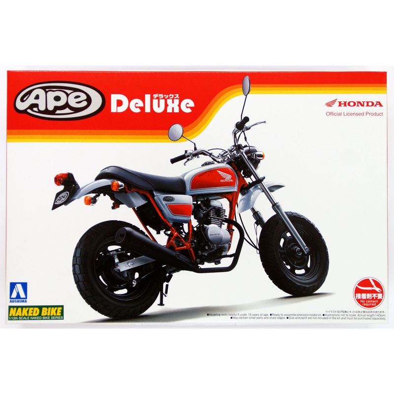 Aoshima Naked Bike 57 47675 Honda Ape 50 Deluxe 1/12 Scale Kit