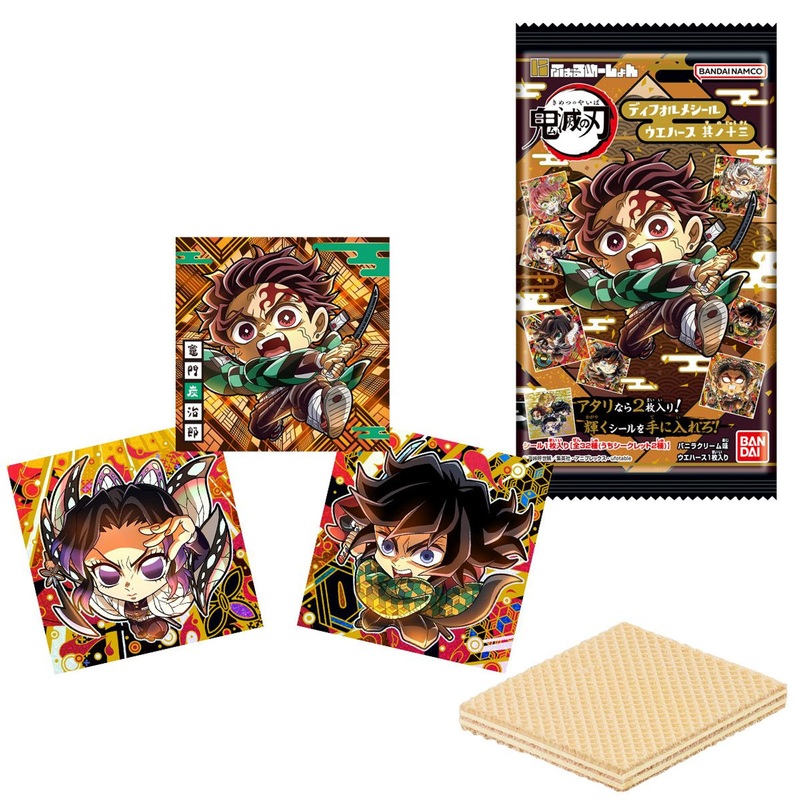Bandai Candy Niformation Demon Slayer: Kimetsu No Yaiba Deforme Sticker Collection Vol.13 20pcs BOX