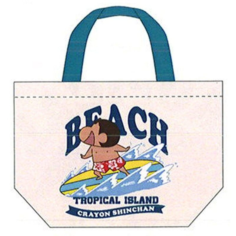 Crayon Shin-Chan Mini Tote Bag Surfer Shin-Chan