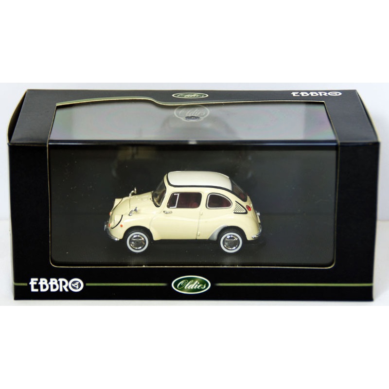 Ebbro 43075 Subaru 360 1963 (Ivory) 1/43 Scale
