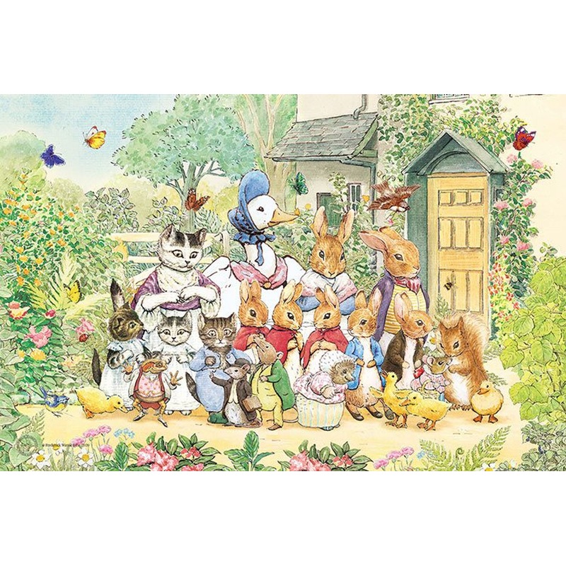 Epoch 11-598s Jigsaw Puzzle Peter Rabbit TM Family & Friends (1000 Pieces)