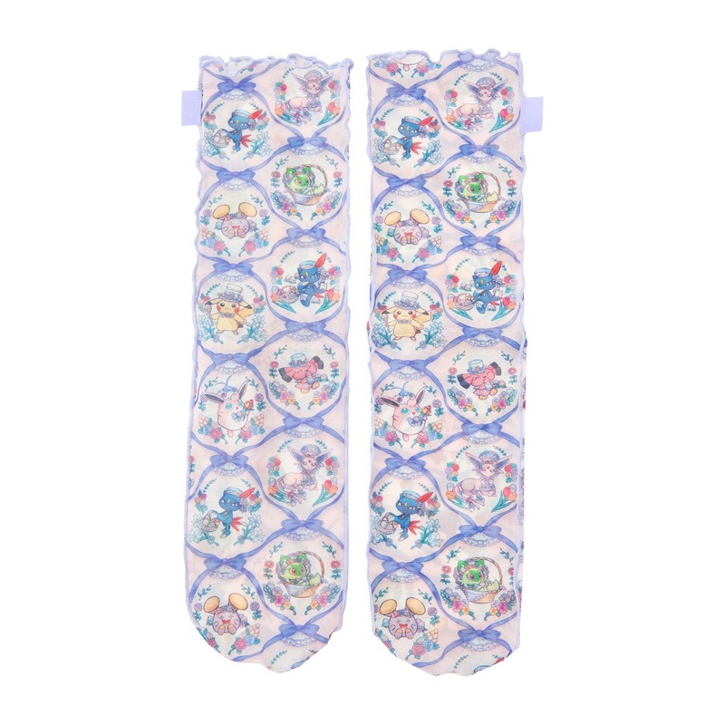 Pokemon Center Original Middle Socks Sheer Socks Pokemon Botanical Easter (23-25cm)  Socks