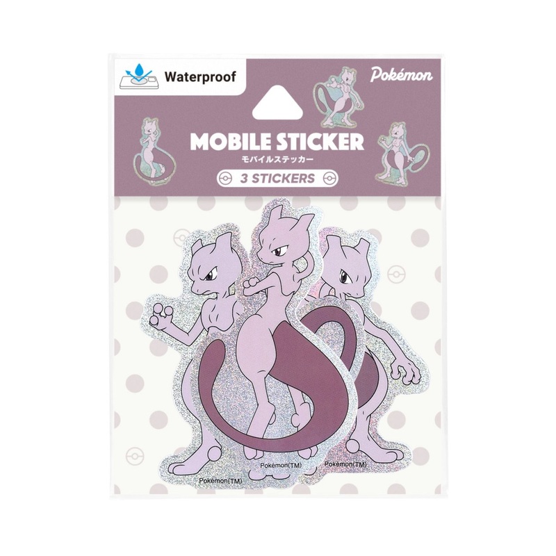 Pokemon Center Original Mobile Sticker Mewtwo 951K
