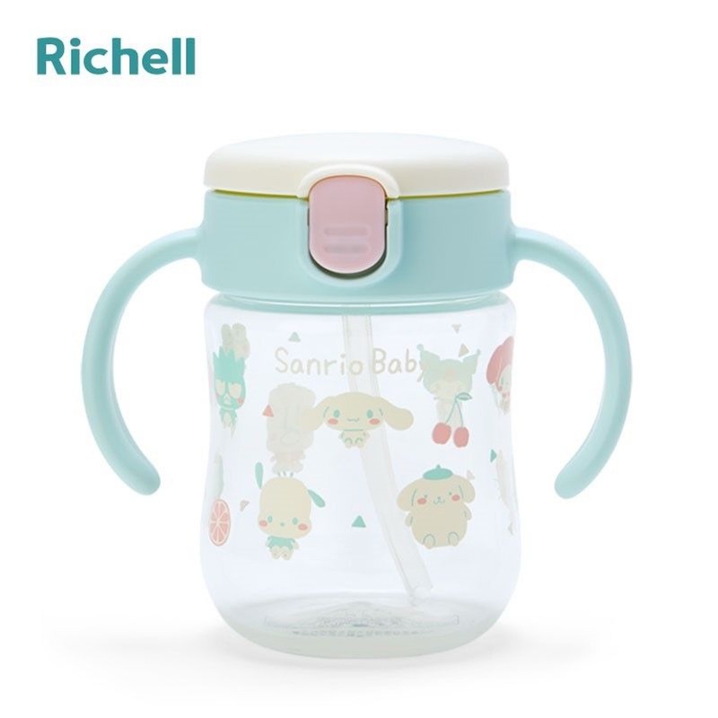 Sanrio Baby Straw Mug Richell Fruit (Sanrio Baby)