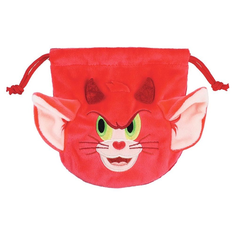 T’s Factory Tom And Jerry Plush Drawstring Bag Devil Tom