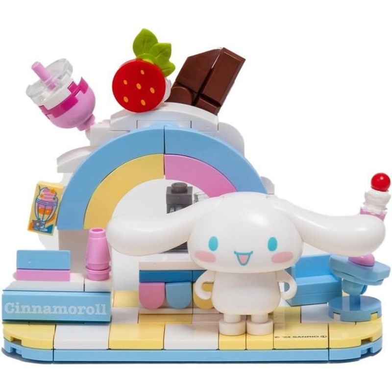 Toys Onda Sanrio Characters Cafe Block Cinnamoroll’s Milk Stand