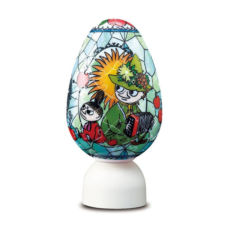 Yanoman 3D LED Easter Lantern Puzzle 2202-12 Moomin Snufkin (80 Pieces)