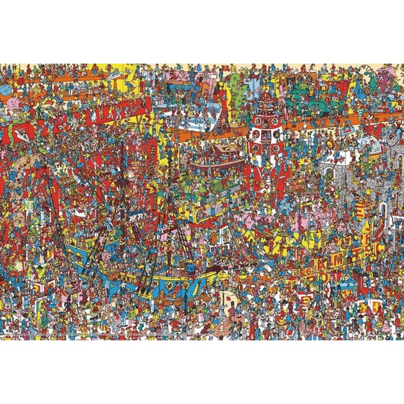 Beverly Jigsaw Puzzle 40-005 Where’s Wally? Many Toys (40 L-Pieces)