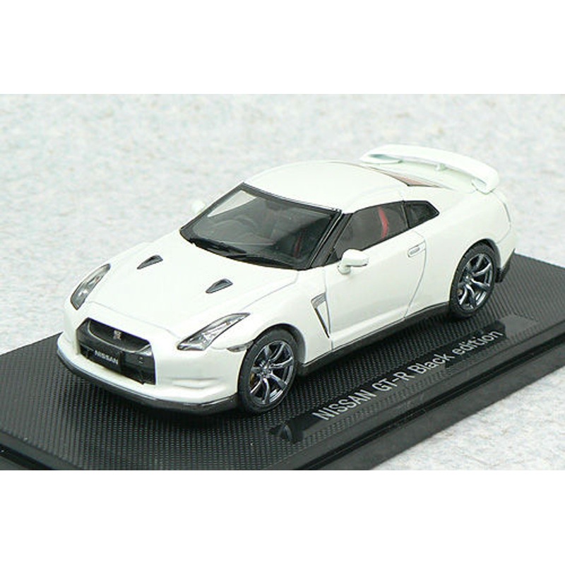 Ebbro 44101 NISSAN GT-R R35 Black Edition White 1/43 Scale