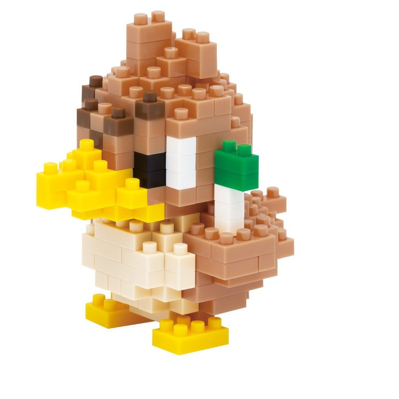 Kawada NBPM-013 nanoblock Pokemon Farfetch’d (Kamonegi)