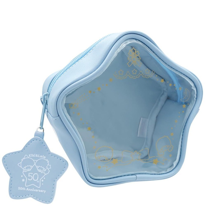 OST Little Twin Stars 50th Anniversary Star-Shaped Pouch Blue
