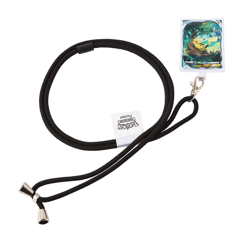 Pokemon Center Original Smartphone Shoulder Strap – Pikachu EX Pokemon Trading Card Game Pocket Ver.