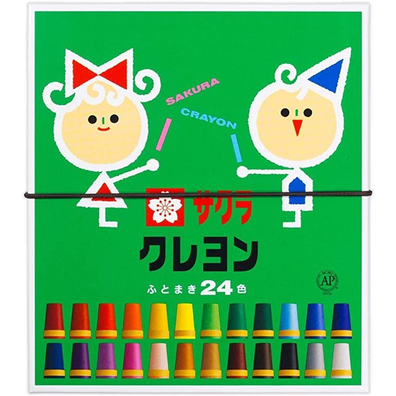 SakuraCraypas 24 Colors of Crayons