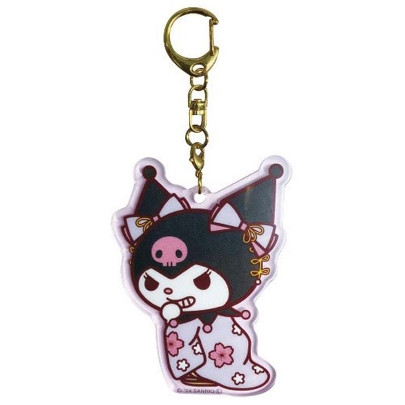 SK JAPAN Acrylic Keychain: Sanrio Kuromi (Shogun Series)