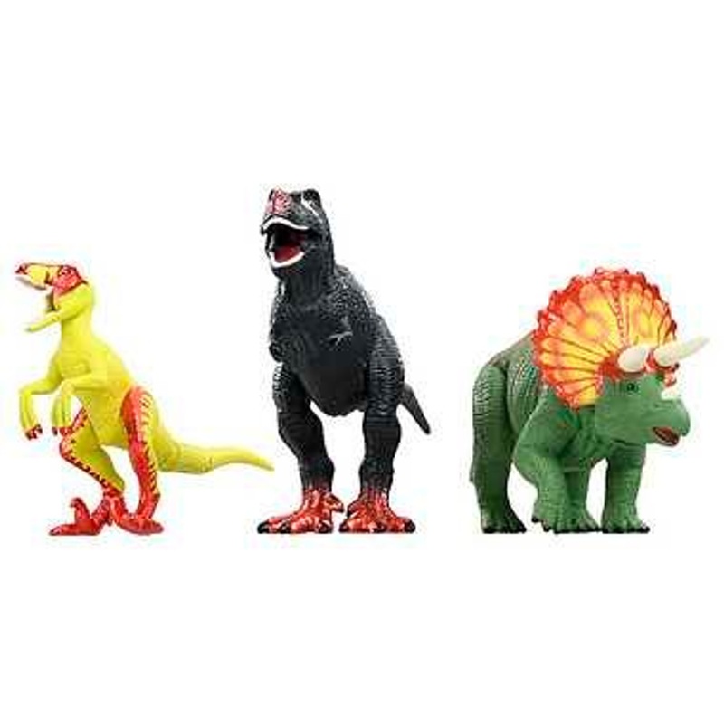 Takara Tomy Ania Kingdom Volcano Dinosaur Set (Metal Red Ver.)