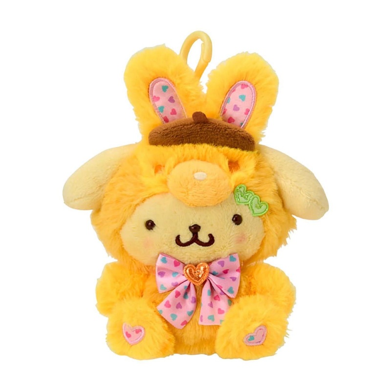 Sanrio Pom Pom Purin Mascot Holder (Spring Rabbit) Strap