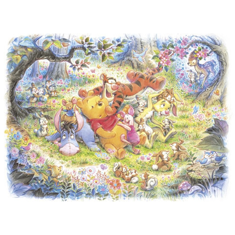 Tenyo Japan Jigsaw Puzzle D-500-421 Disney Winnie-the-Pooh (500 Pieces)