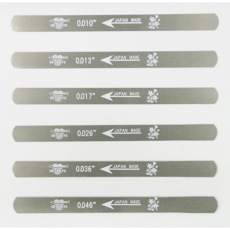 UO-CHIKYU 2506 Nut Files Hiroshima File 6 pcs Set for Electric guitar 010 gauge