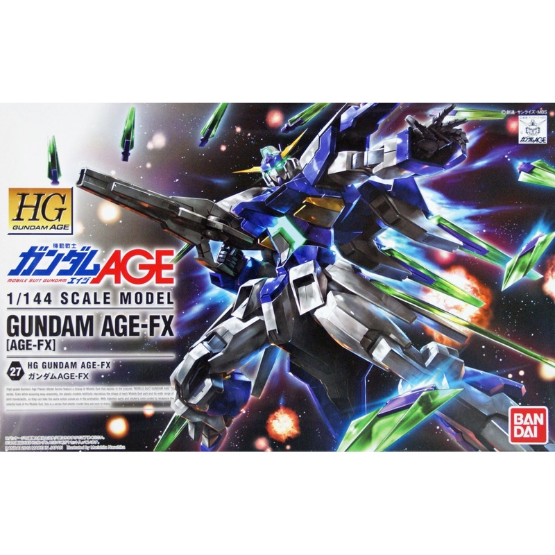 Bandai Gundam HG AGE-27 Gundam AGE-FX 1/144 Scale Kit