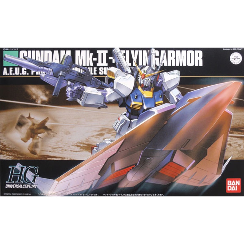 Bandai HGUC 053 Gundam Mk-II + FLYINGARMOR 1/144 Scale Kit
