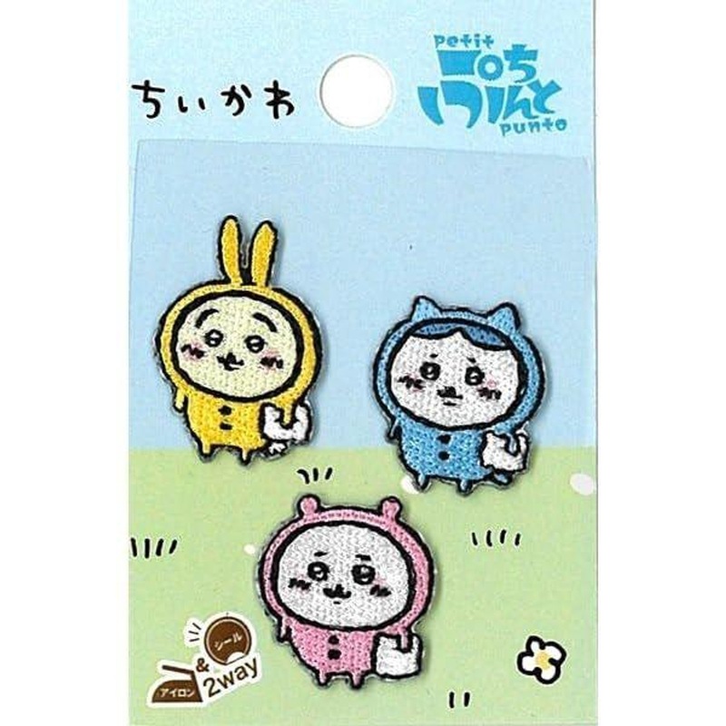 Chiikawa Puchipun And Wappen Pajama Party Iron-on Stickers