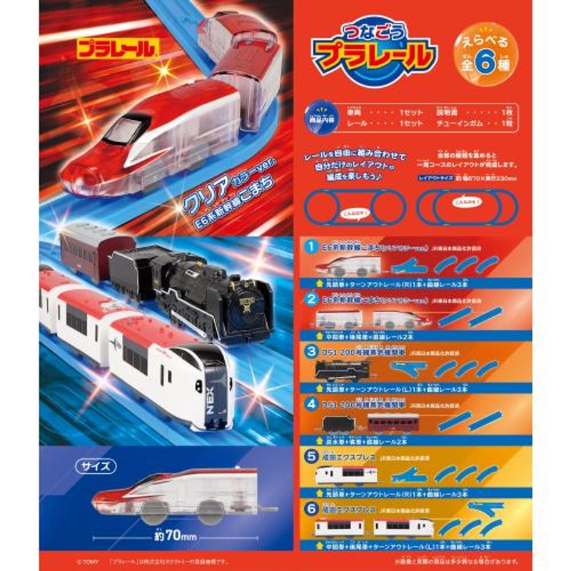 F-toys Let’s Connect Plarail 14 Complete BOX (10pcs)