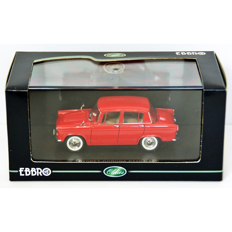 Ebbro 43679 TOYOPET CORONA PT20 1960 Red 1/43 Scale