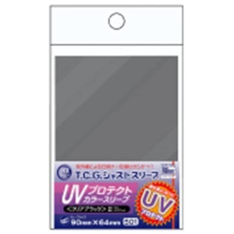 Hobby Base Card Accessory Collection TCG Just Size UV Protect Color Sleeve Clear Black CAC-SL28