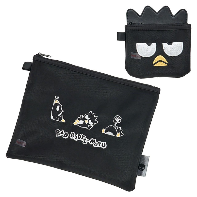 Sanrio Bad Badtz-Maru Flat Pouch 2-Piece Set (My Time)