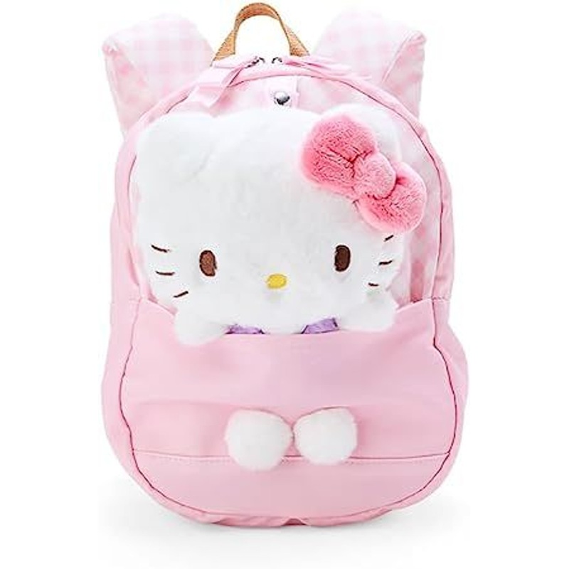 Sanrio Kids Backpack with Plush Toy – Hello Kitty