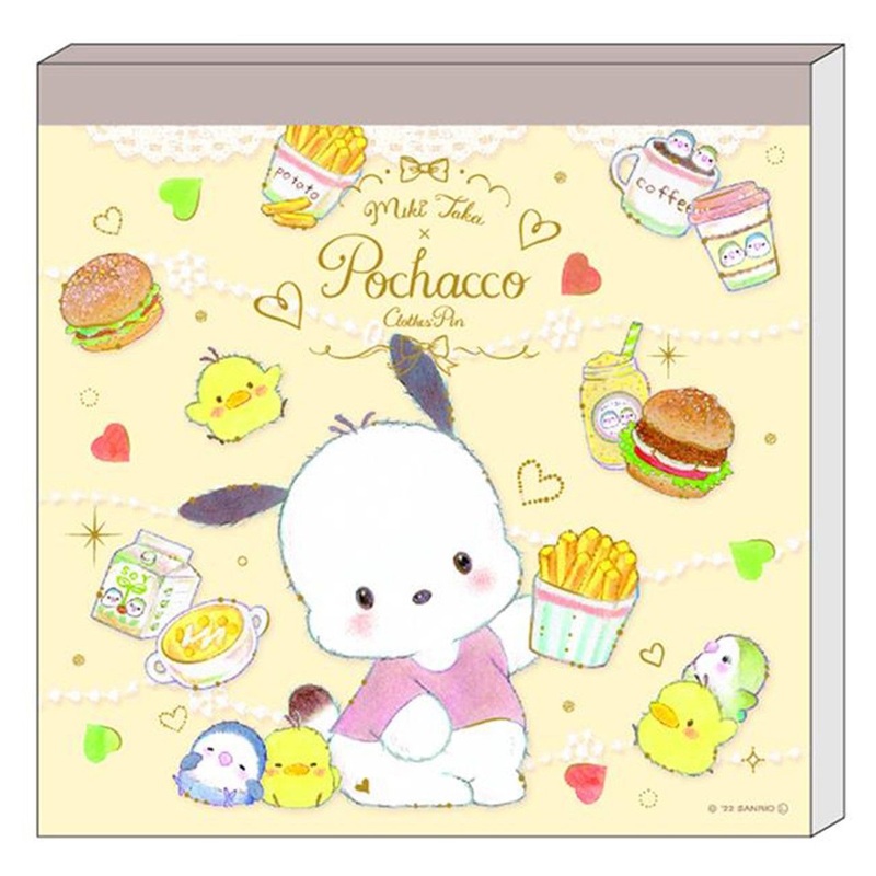 Sanrio x Miki Takei – Memo Pads – Yummy Foods