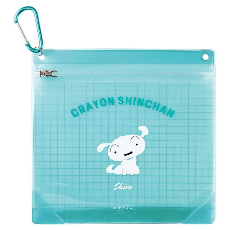 T’s Factory Shiro Carabiner Zipper Case Crayon Shin-Chan
